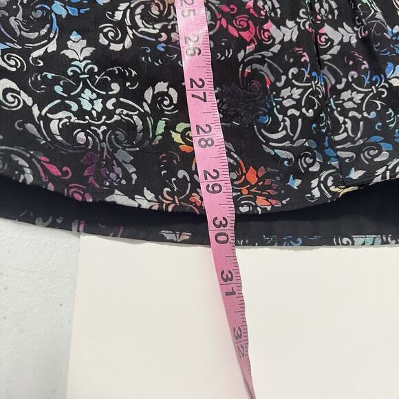 Luchiano Visconti Black Multi Color Paisley Print Button Up Mens Large Textured - Picture 10 of 10